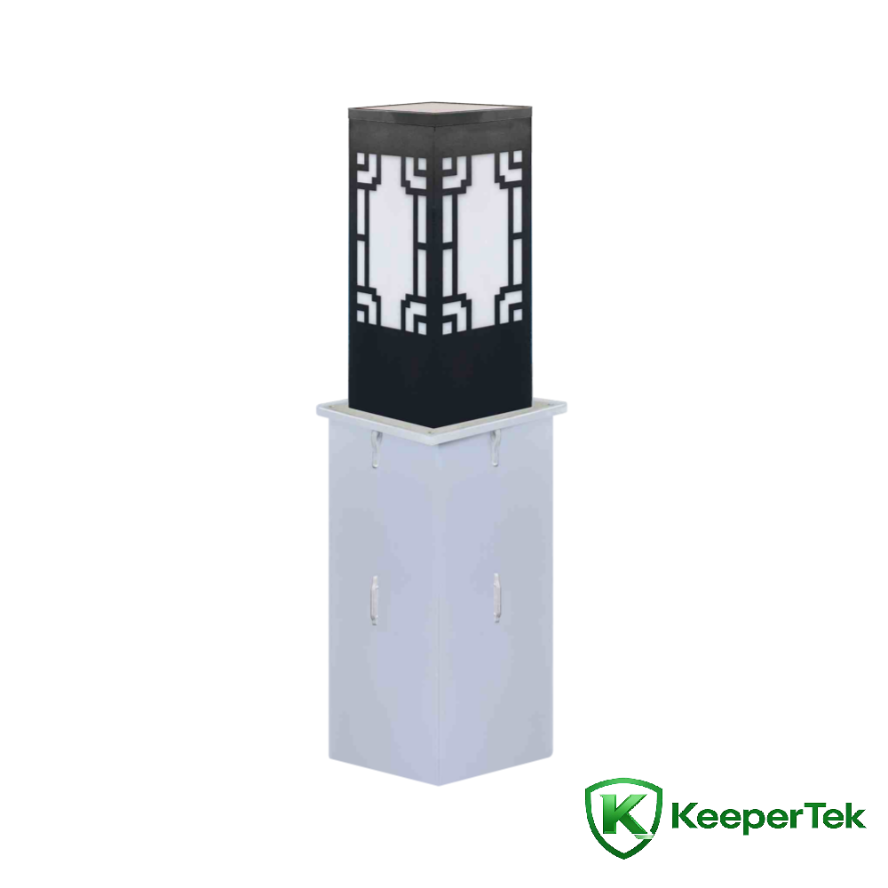 Columna elevadora intel·ligent d'alta gamma KT-DX16 a la zona panoràmica de la vila